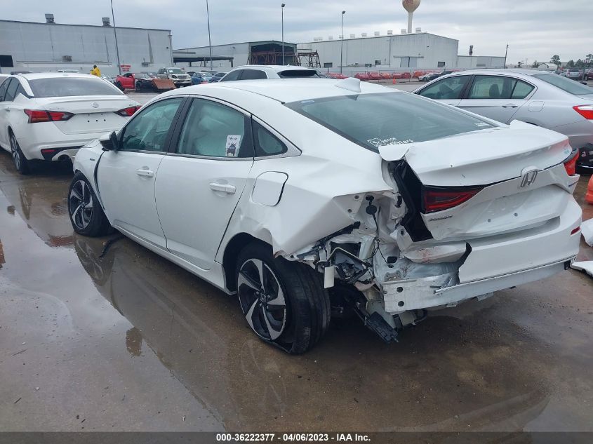 2022 HONDA INSIGHT EX 19XZE4F51NE002549