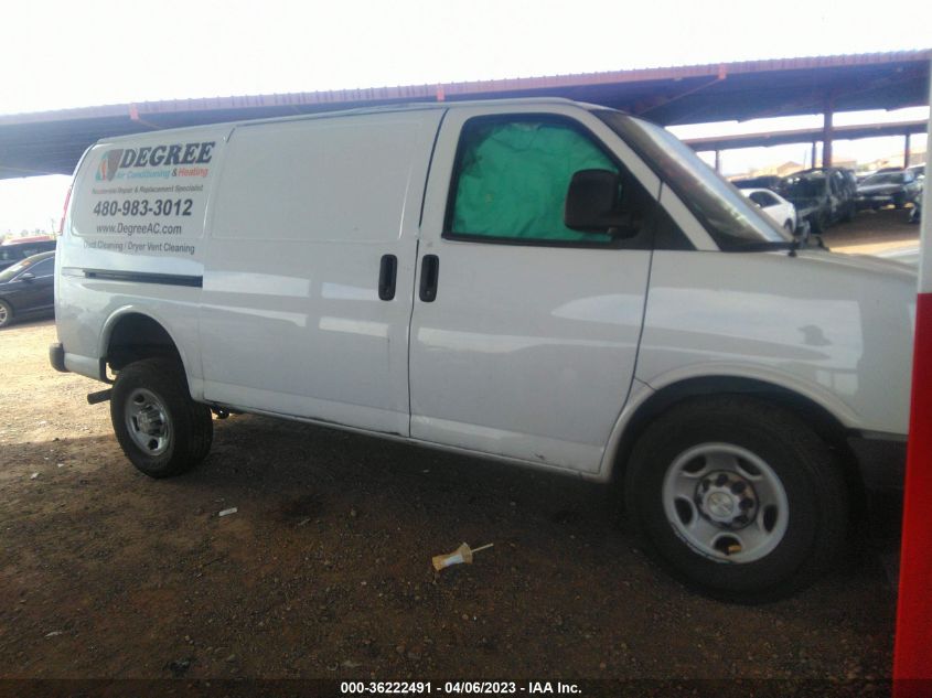 2018 CHEVROLET EXPRESS CARGO VAN - 1GCWGAFG0J1336484