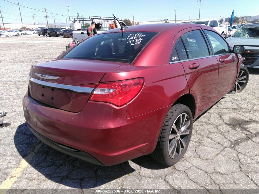 2013 CHRYSLER 200 TOURING - 1C3CCBBBXDN706467