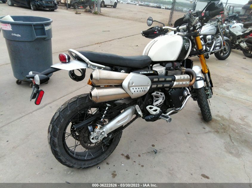 2019 TRIUMPH MOTORCYCLE SCRAMBLER 1200 XE SMTD51HG4KT933350