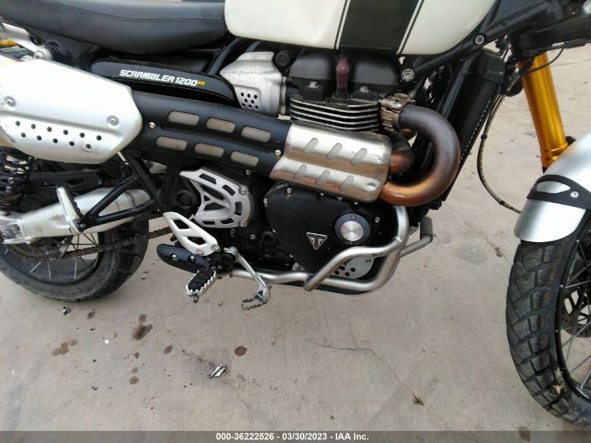 2019 TRIUMPH MOTORCYCLE SCRAMBLER 1200 XE SMTD51HG4KT933350