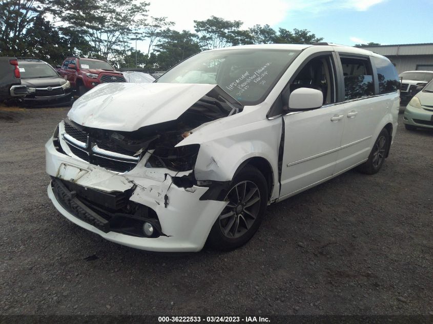 2017 DODGE GRAND CARAVAN SXT - 2C4RDGCG3HR549075
