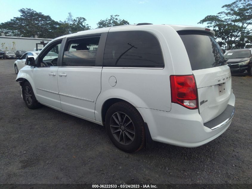 2017 DODGE GRAND CARAVAN SXT - 2C4RDGCG3HR549075