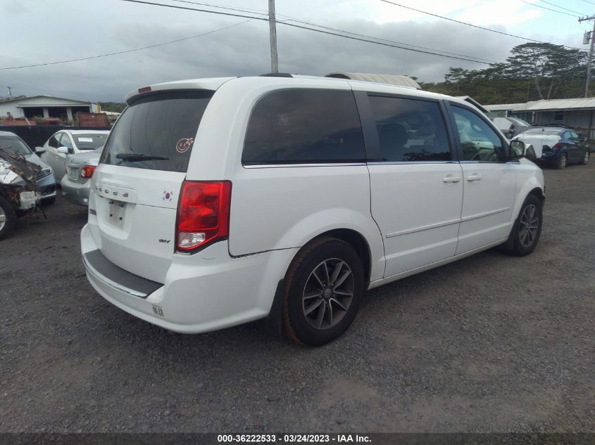 2017 DODGE GRAND CARAVAN SXT - 2C4RDGCG3HR549075