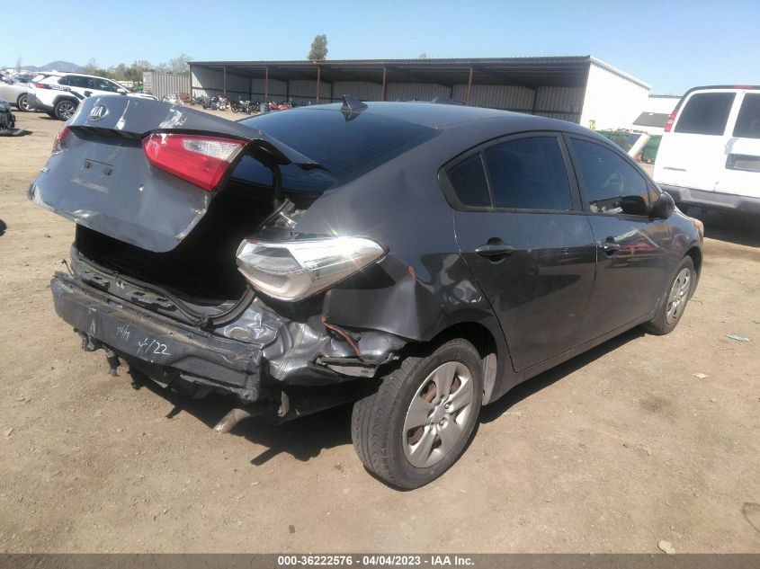 2014 KIA FORTE LX - KNAFK4A65E5075752