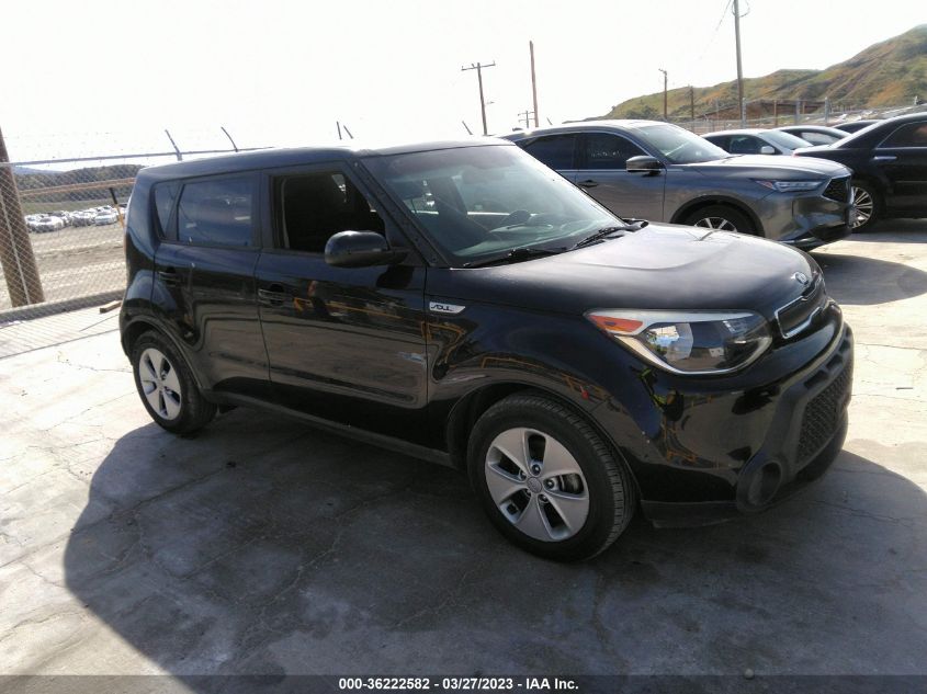 2015 KIA SOUL BASE - KNDJN2A26F7230661