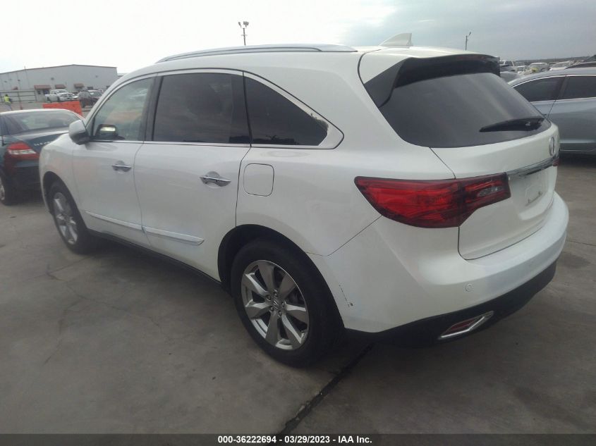 2015 ACURA MDX ADVANCE/ENTERTAINMENT PKG - 5FRYD3H84FB013121