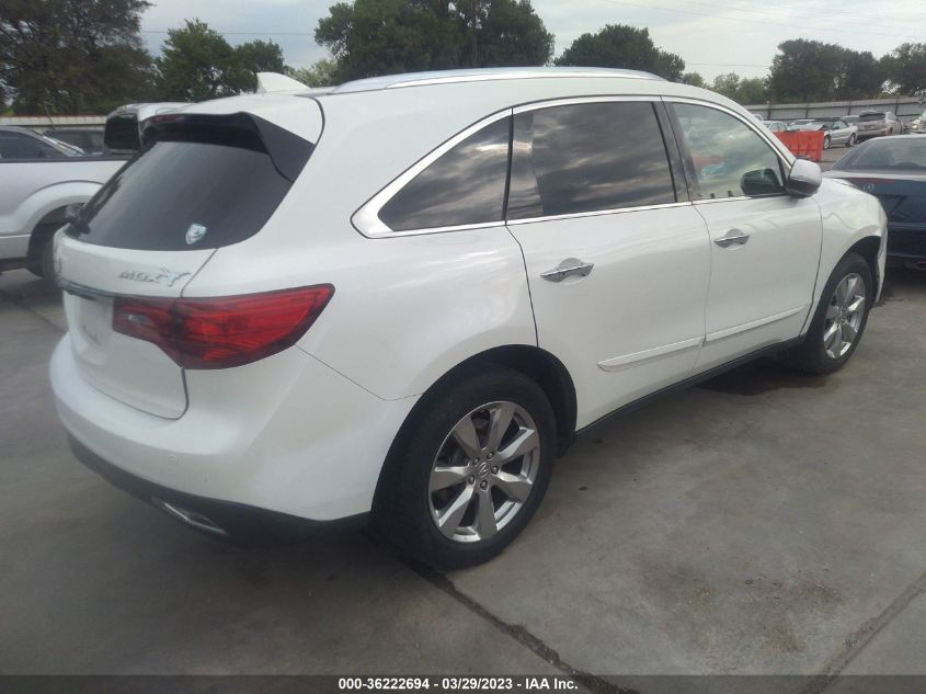 2015 ACURA MDX ADVANCE/ENTERTAINMENT PKG - 5FRYD3H84FB013121