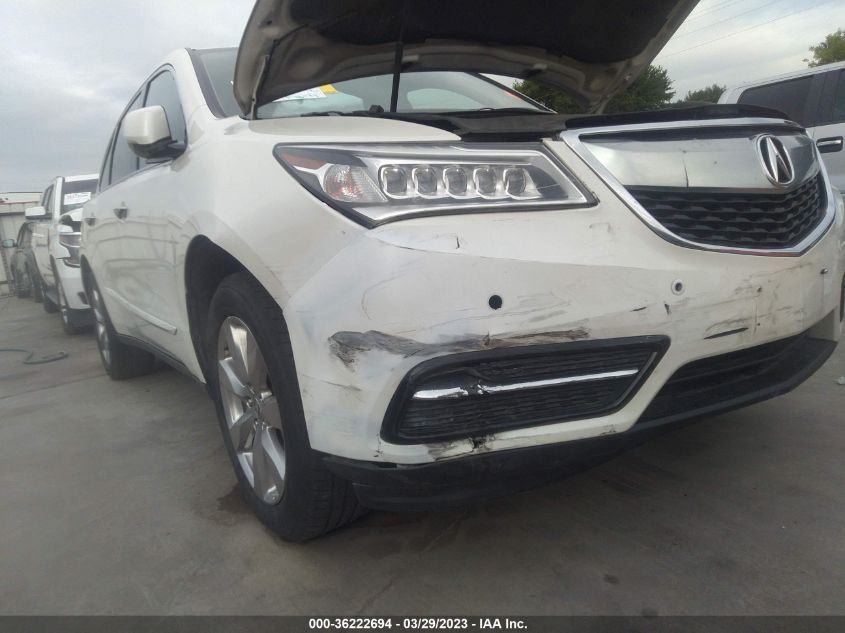2015 ACURA MDX ADVANCE/ENTERTAINMENT PKG - 5FRYD3H84FB013121