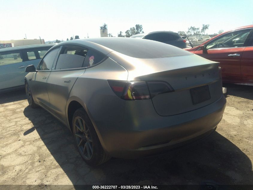 2021 TESLA MODEL 3 STANDARD RANGE PLUS - 5YJ3E1EA0MF052743
