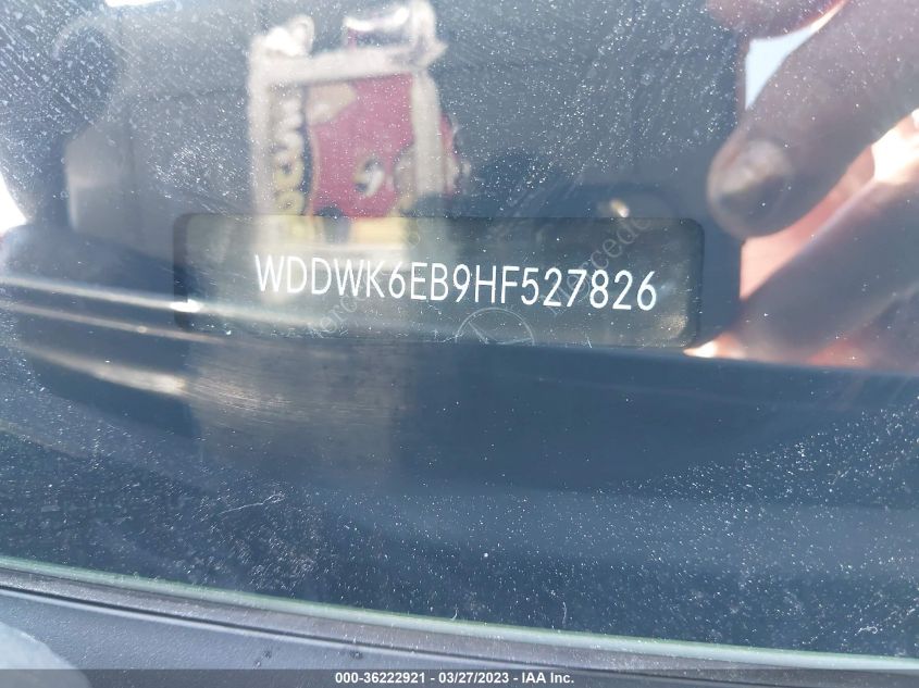 2017 MERCEDES-BENZ C-CLASS AMG C 43 - WDDWK6EB9HF527826