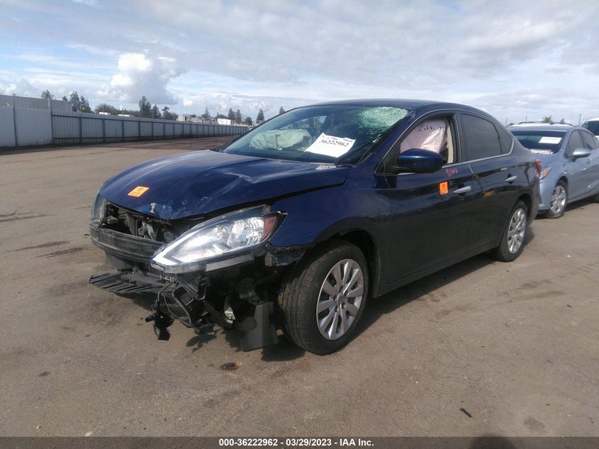 VIN 3N1AB7AP2KY283242 2019 NISSAN SENTRA S
