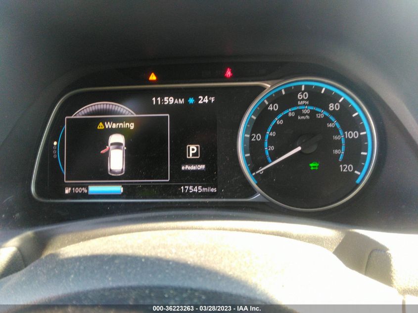 VIN 1N4AZ1CP2KC307007 2019 NISSAN LEAF SV