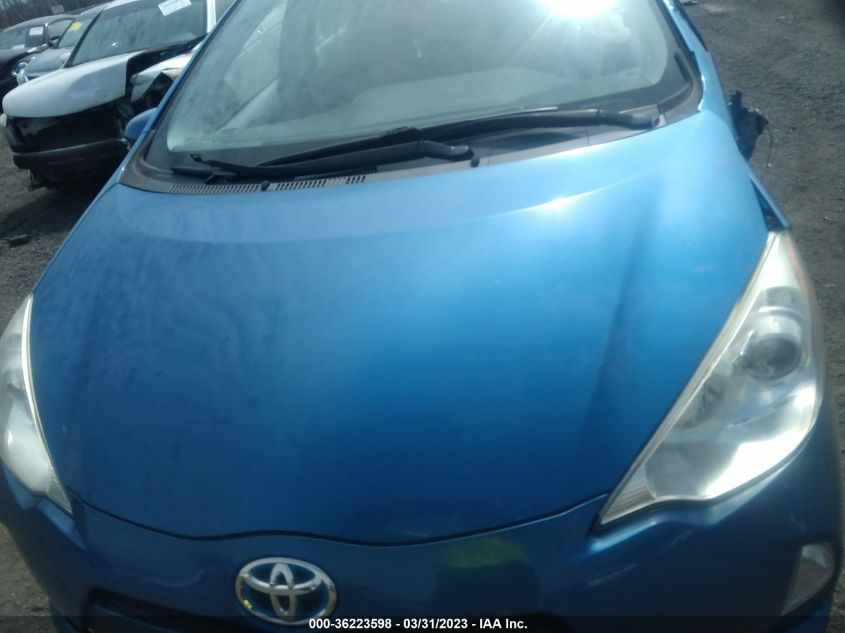 2013 TOYOTA PRIUS C ONE/TWO/THREE/FOUR - JTDKDTB38D1055074