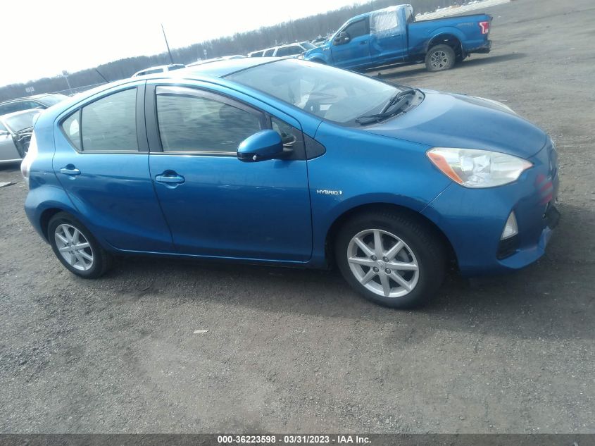 2013 TOYOTA PRIUS C ONE/TWO/THREE/FOUR - JTDKDTB38D1055074