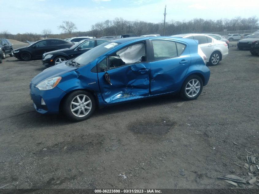 2013 TOYOTA PRIUS C ONE/TWO/THREE/FOUR - JTDKDTB38D1055074