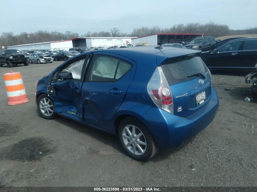 2013 TOYOTA PRIUS C ONE/TWO/THREE/FOUR - JTDKDTB38D1055074