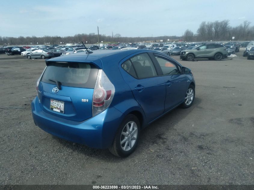 2013 TOYOTA PRIUS C ONE/TWO/THREE/FOUR - JTDKDTB38D1055074
