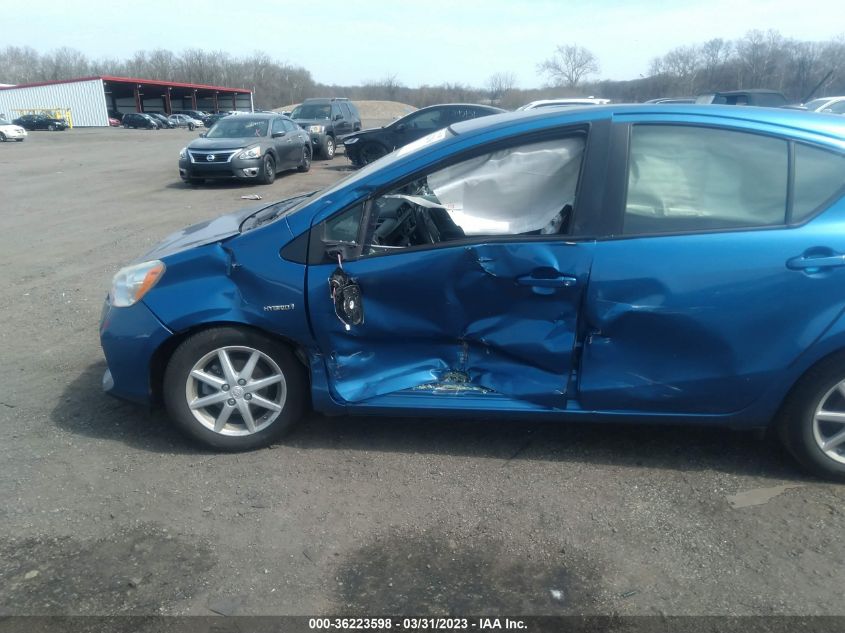 2013 TOYOTA PRIUS C ONE/TWO/THREE/FOUR - JTDKDTB38D1055074