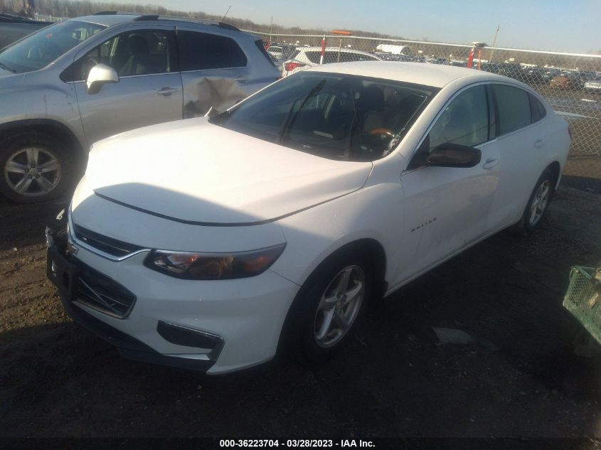 2016 CHEVROLET MALIBU LS - 1G1ZB5ST2GF321625