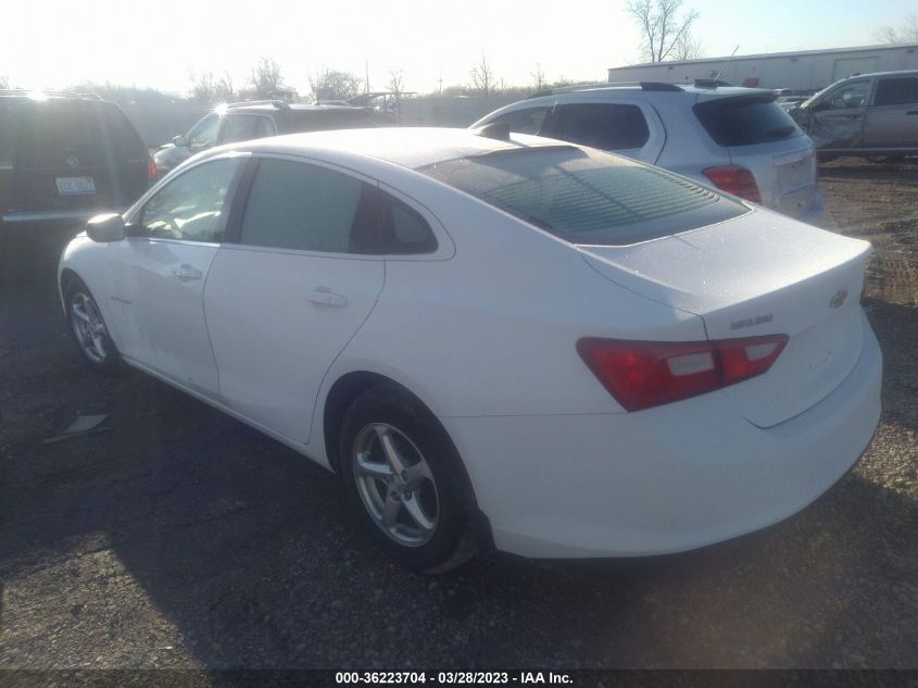2016 CHEVROLET MALIBU LS - 1G1ZB5ST2GF321625