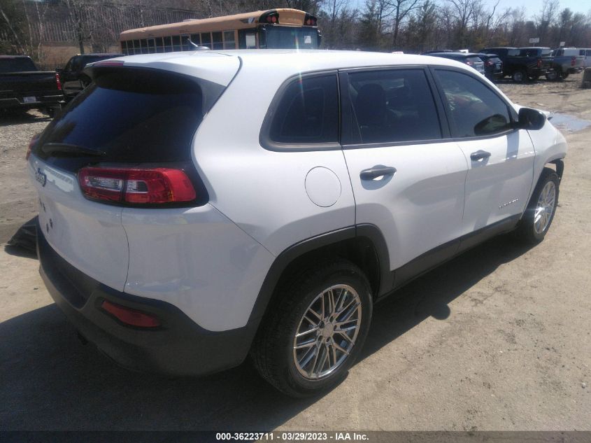 2016 JEEP CHEROKEE SPORT - 1C4PJLAB4GW179468