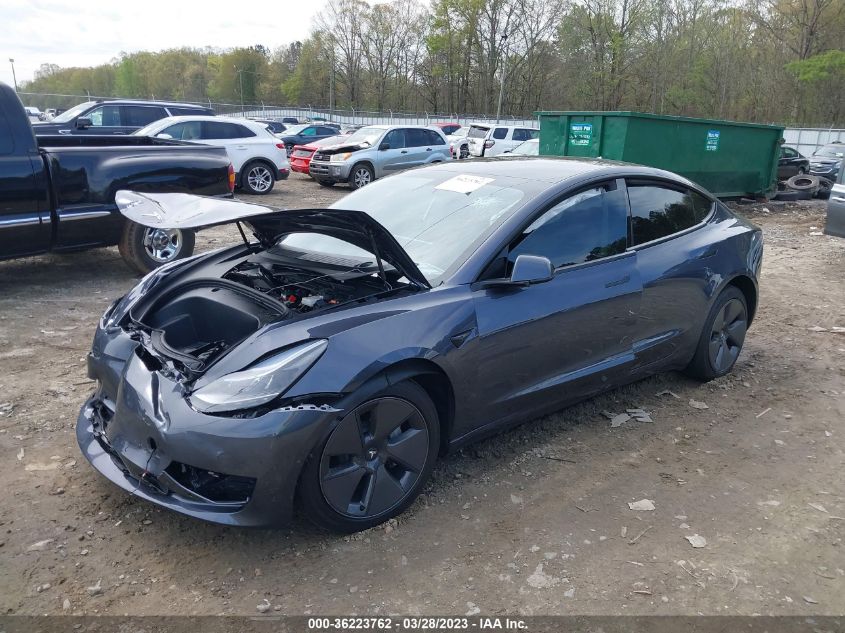 2022 TESLA MODEL 3 LONG RANGE - 5YJ3E1EB2NF331668