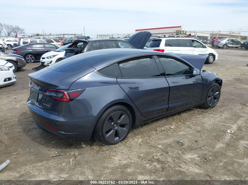 2022 TESLA MODEL 3 LONG RANGE - 5YJ3E1EB2NF331668