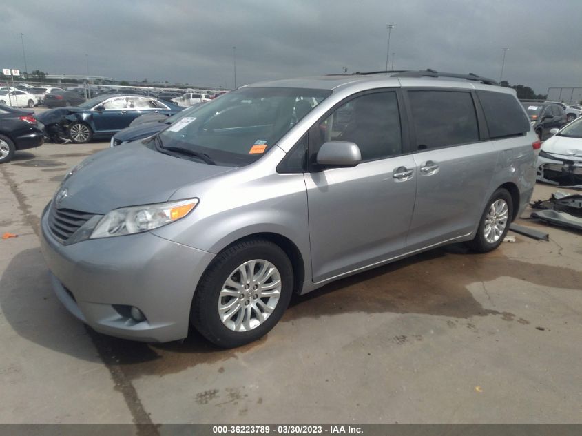 2013 TOYOTA SIENNA XLE AAS/XLE/LTD - 5TDYK3DC6DS286300