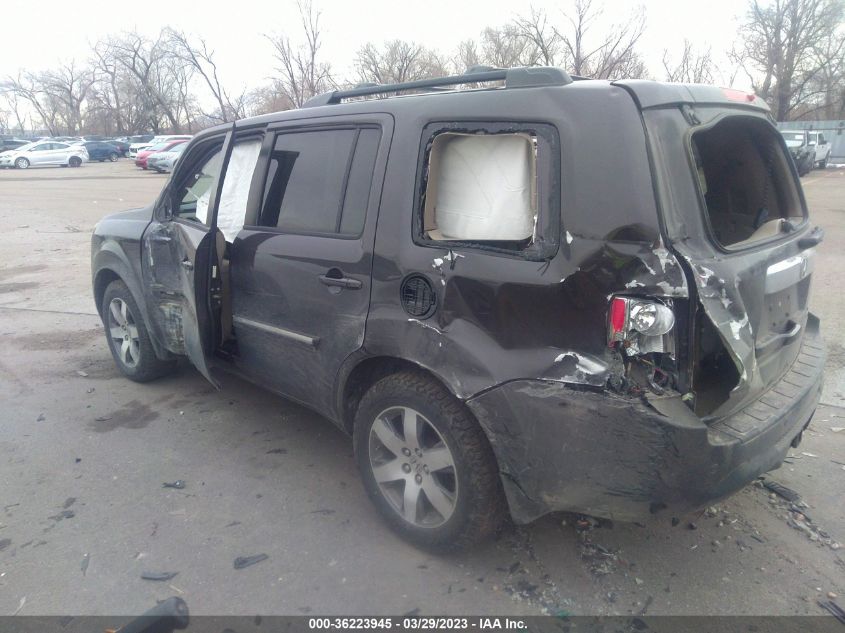 2013 HONDA PILOT TOURING - 5FNYF4H9XDB030075