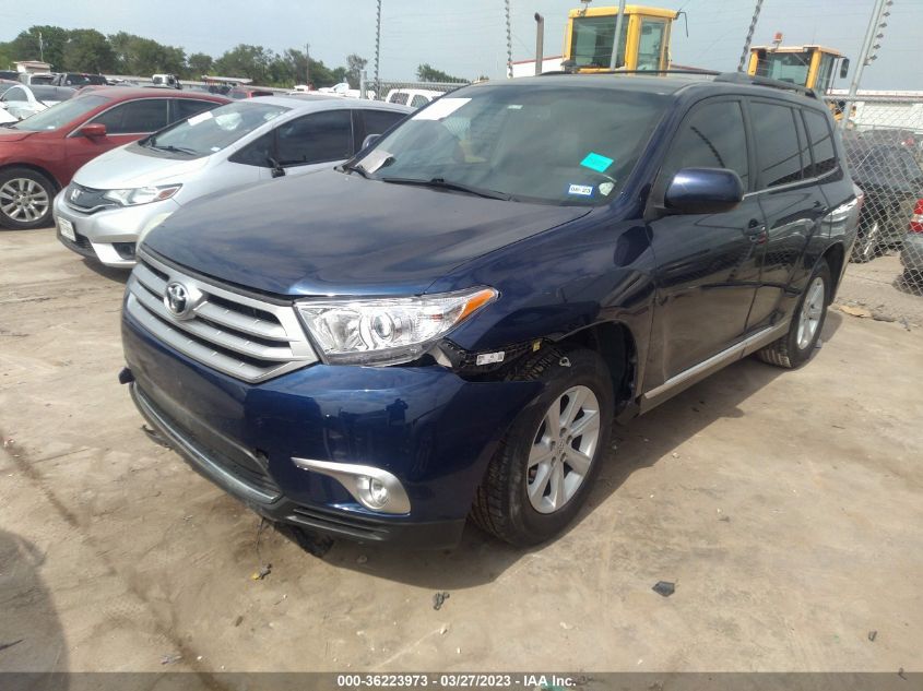 2013 TOYOTA HIGHLANDER - 5TDZK3EH6DS091344
