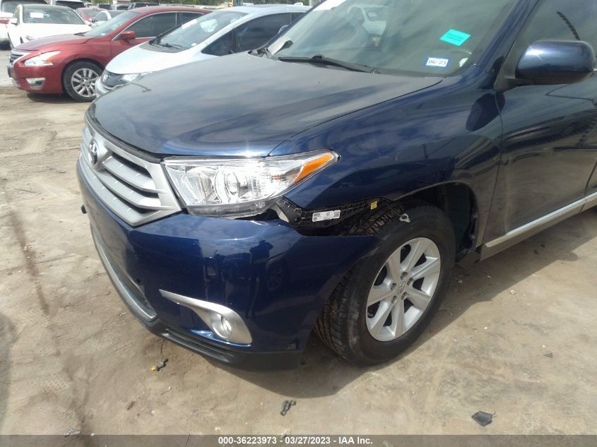 2013 TOYOTA HIGHLANDER - 5TDZK3EH6DS091344