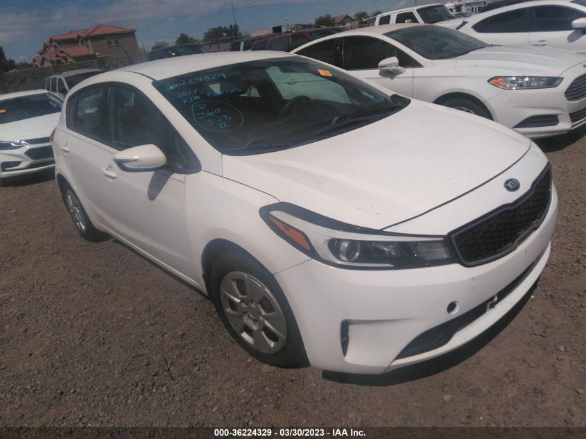 KNAFK5A87H5674342 KIA FORTE5 LX 2017