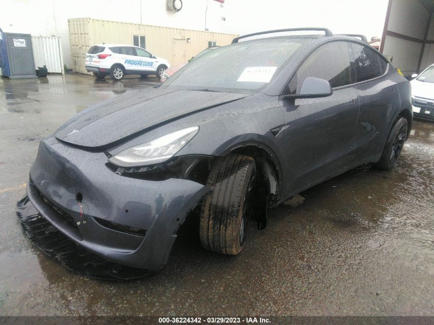 2021 TESLA MODEL Y LONG RANGE - 5YJYGDEE3MF214899