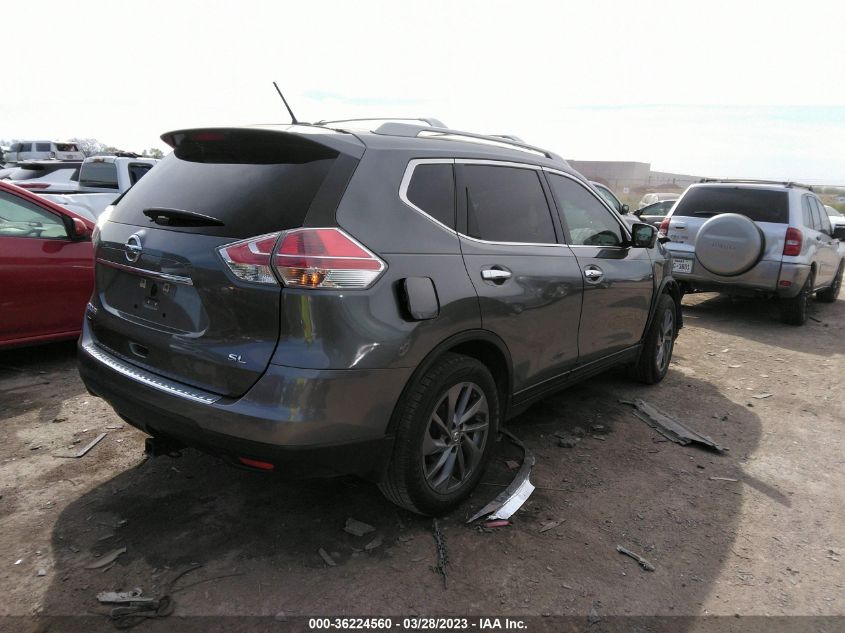 2016 NISSAN ROGUE SL - 5N1AT2MT8GC821573