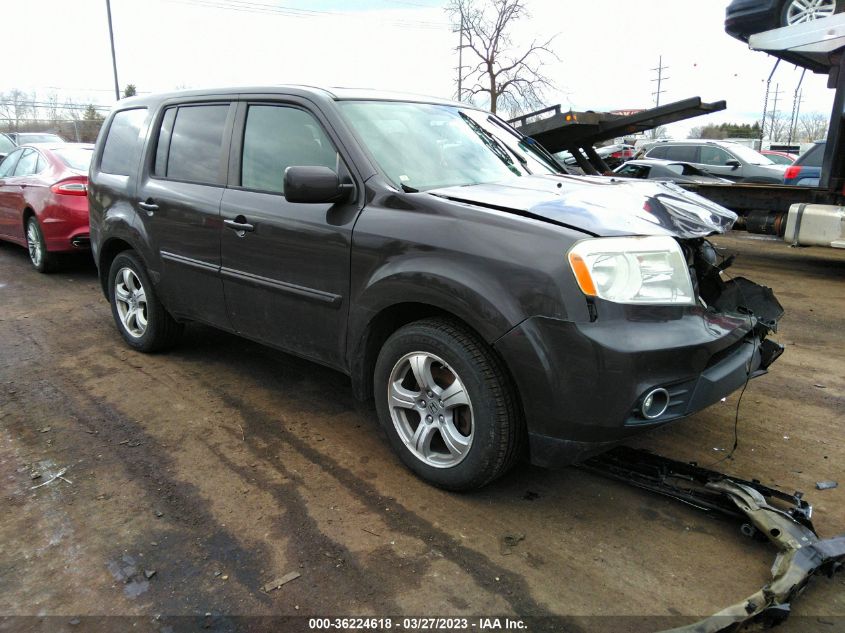 2013 HONDA PILOT EX-L - 5FNYF4H50DB035170