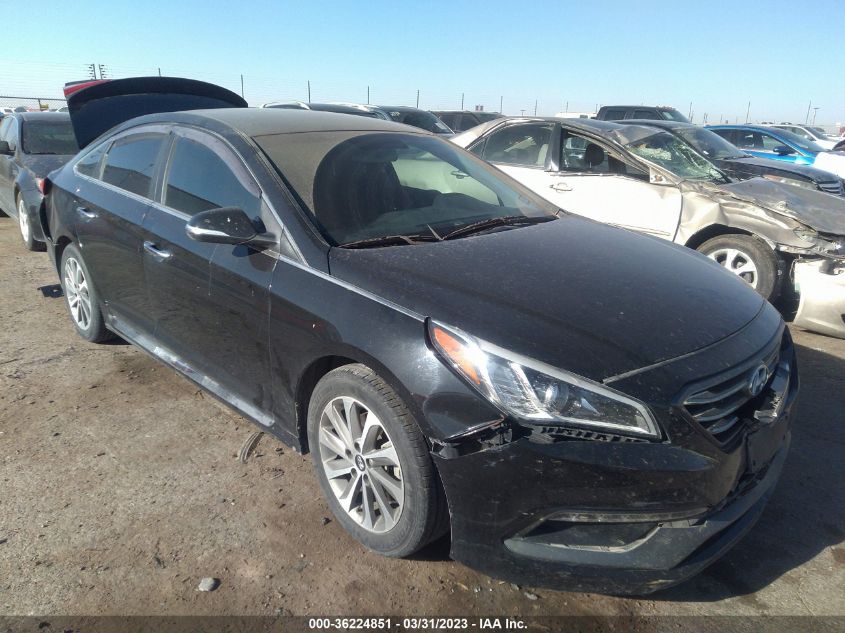 2015 HYUNDAI SONATA 2.4L SPORT - 5NPE34AF3FH180187