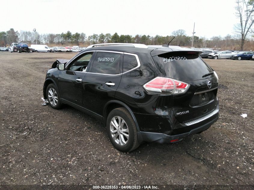 2015 NISSAN ROGUE SV - KNMAT2MV3FP566344