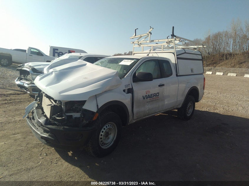 VIN 1FTER1FH2MLD55917 2021 FORD RANGER XL/XLT