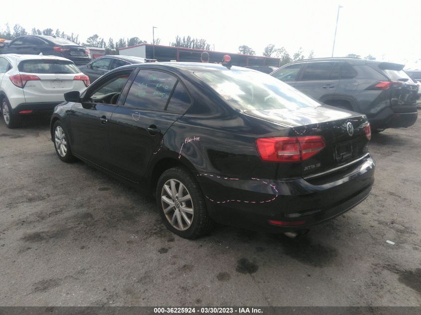 2015 VOLKSWAGEN JETTA SEDAN 1.8T SE - 3VWD17AJXFM283265