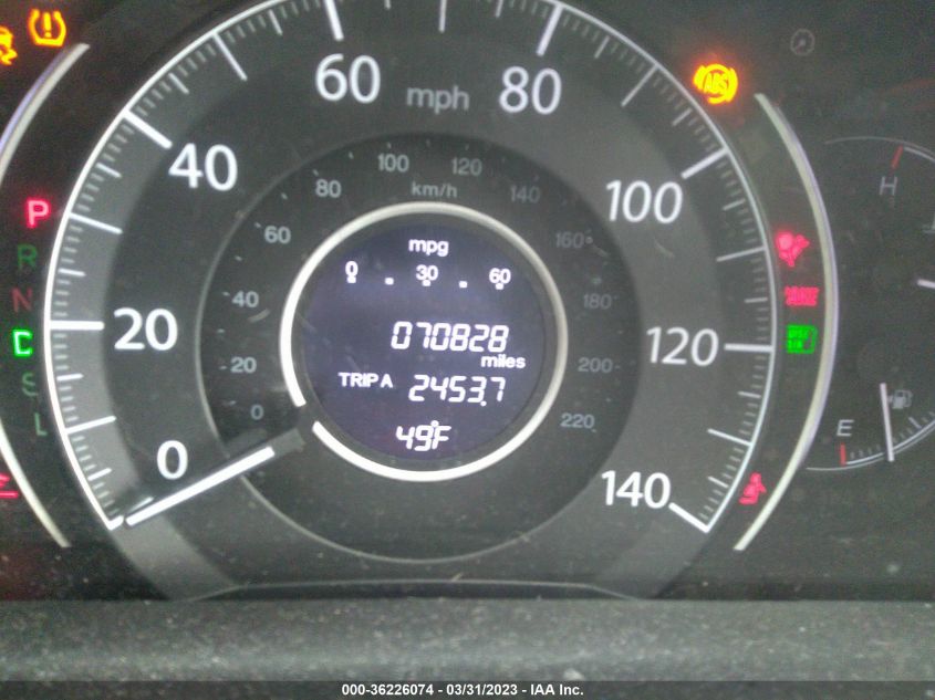 2015 HONDA CR-V EX-L - 2HKRM4H77FH695223