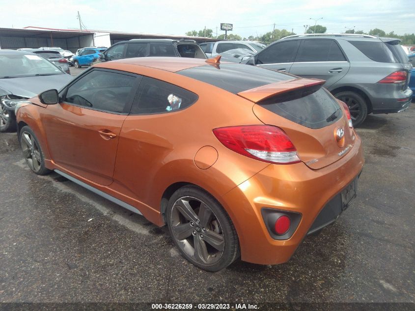 2014 HYUNDAI VELOSTER TURBO - KMHTC6AE7EU201441