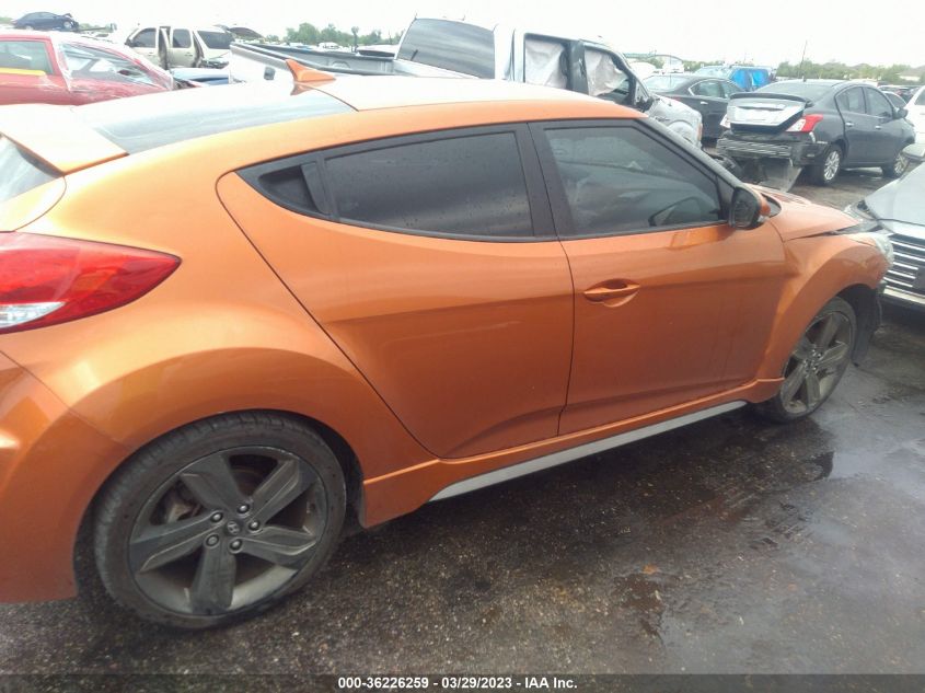 2014 HYUNDAI VELOSTER TURBO - KMHTC6AE7EU201441