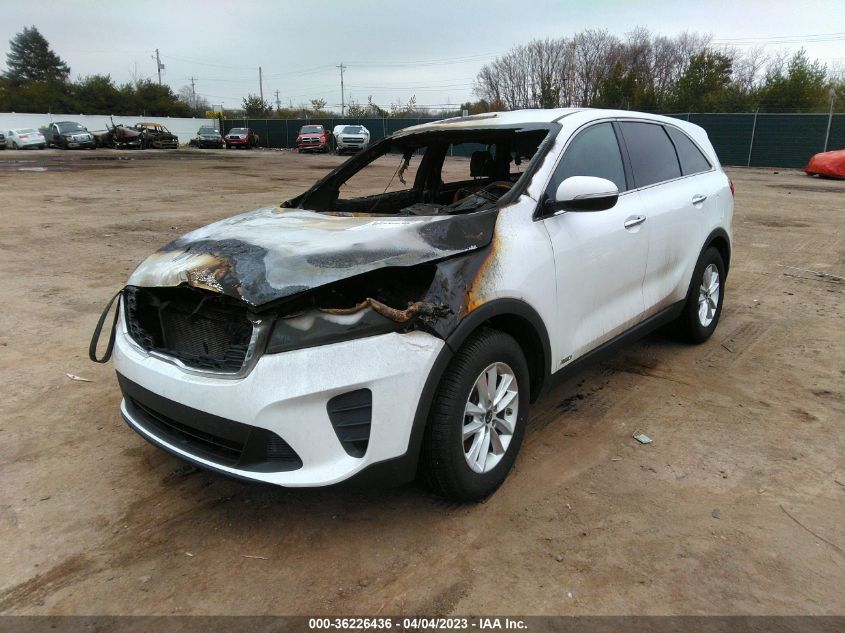 2019 KIA SORENTO LX V6 - 5XYPGDA56KG486984