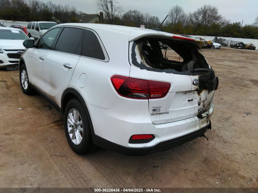 2019 KIA SORENTO LX V6 - 5XYPGDA56KG486984