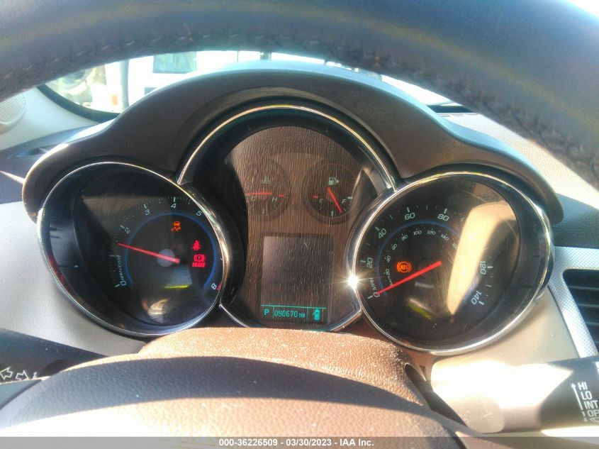 2013 CHEVROLET CRUZE LTZ - 1G1PG5SB2D7314390