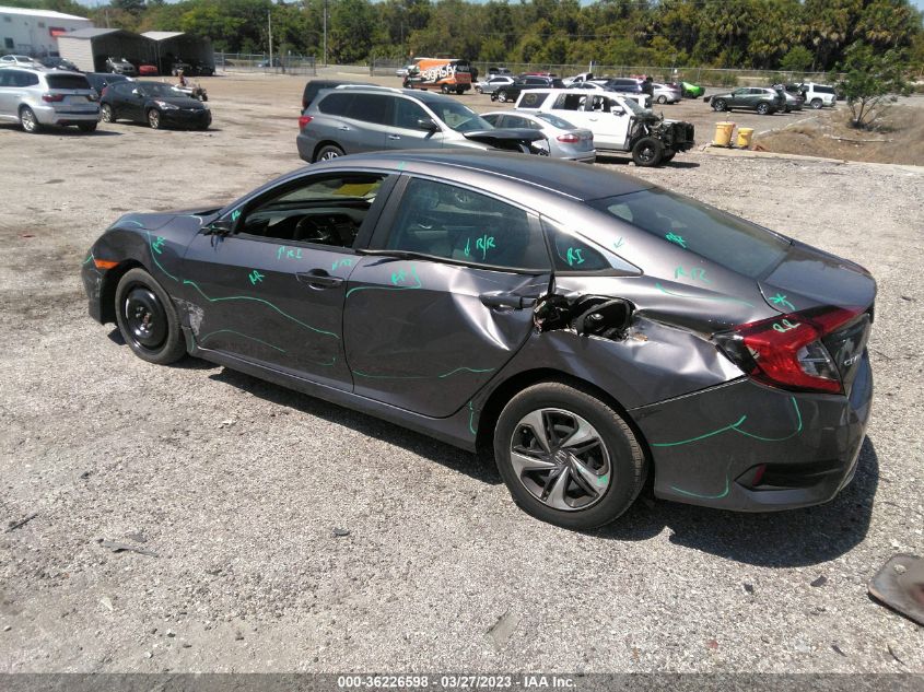 2020 HONDA CIVIC SEDAN LX - 19XFC2F63LE012597