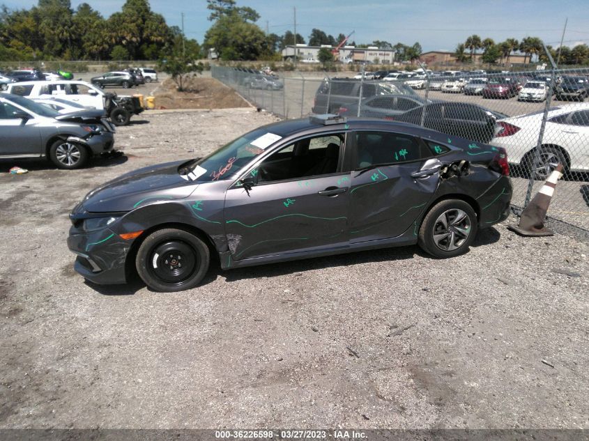 2020 HONDA CIVIC SEDAN LX - 19XFC2F63LE012597
