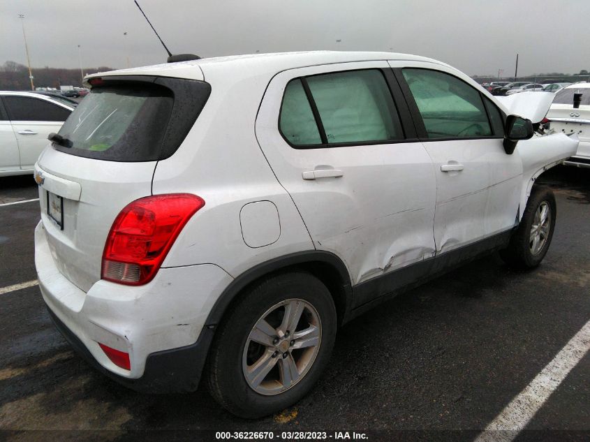 2017 CHEVROLET TRAX LS - 3GNCJNSB4HL279318