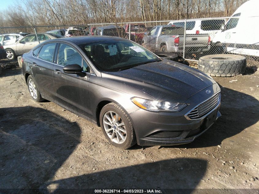 2017 FORD FUSION SE - 3FA6P0HD6HR362770